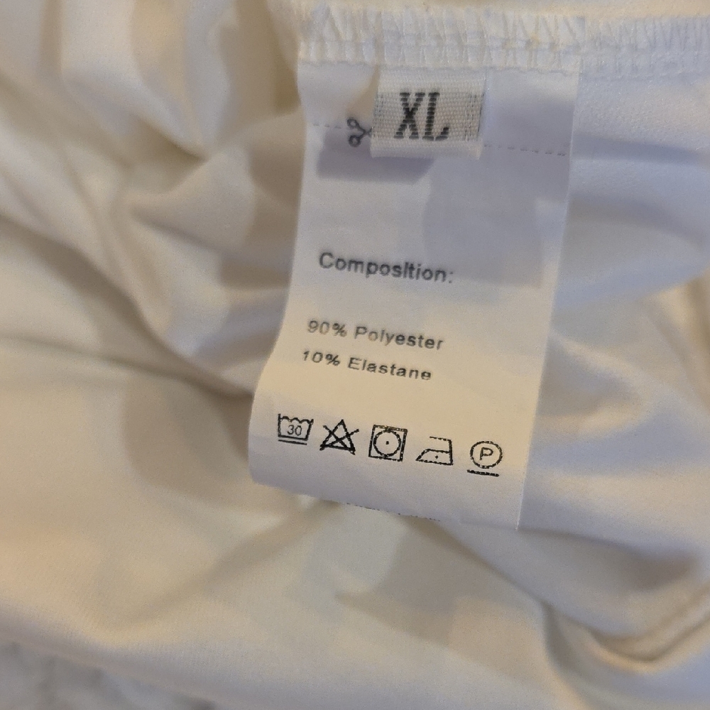 White Ruffle Tube Mini Dress - Picture 7 of 7